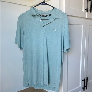 Travis Mathew Green Polo Shirt - M